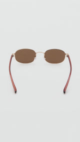 Mango sunglasses dijon in gold - Image 3