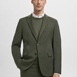 Mango blazer milan in khaki - Image 1