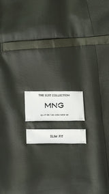 Mango blazer milan in khaki - Image 3
