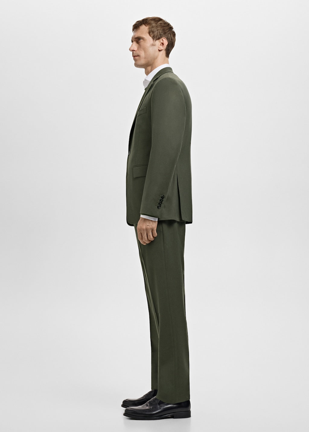 Mango blazer milan in khaki - Image 5