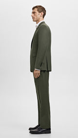 Mango blazer milan in khaki - Image 5