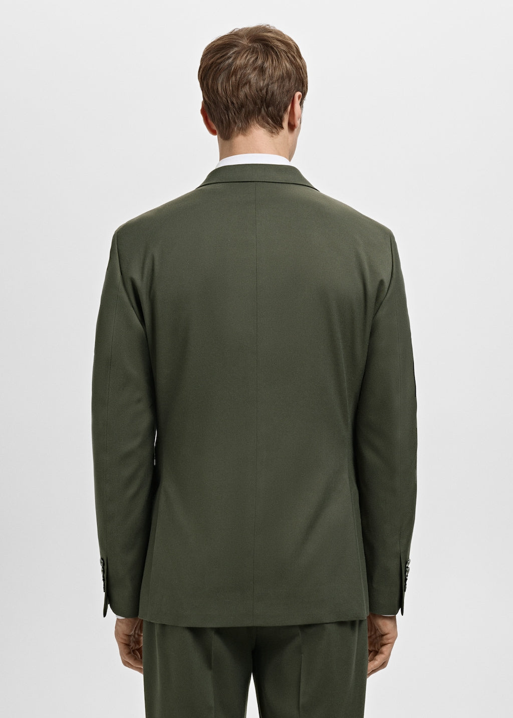 Mango blazer milan in khaki - Image 7