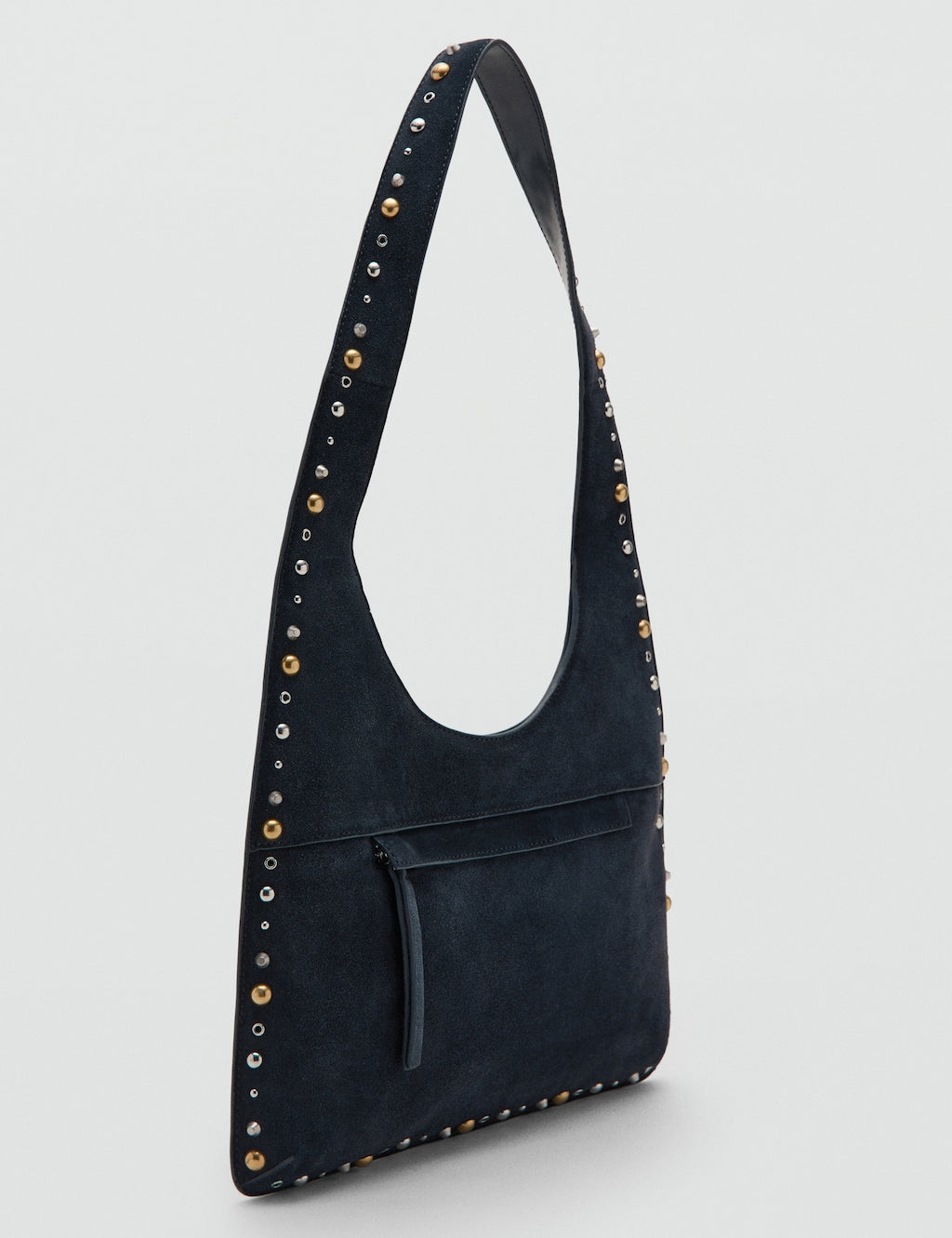 Mango shoulder bag indira in navy - Image 1