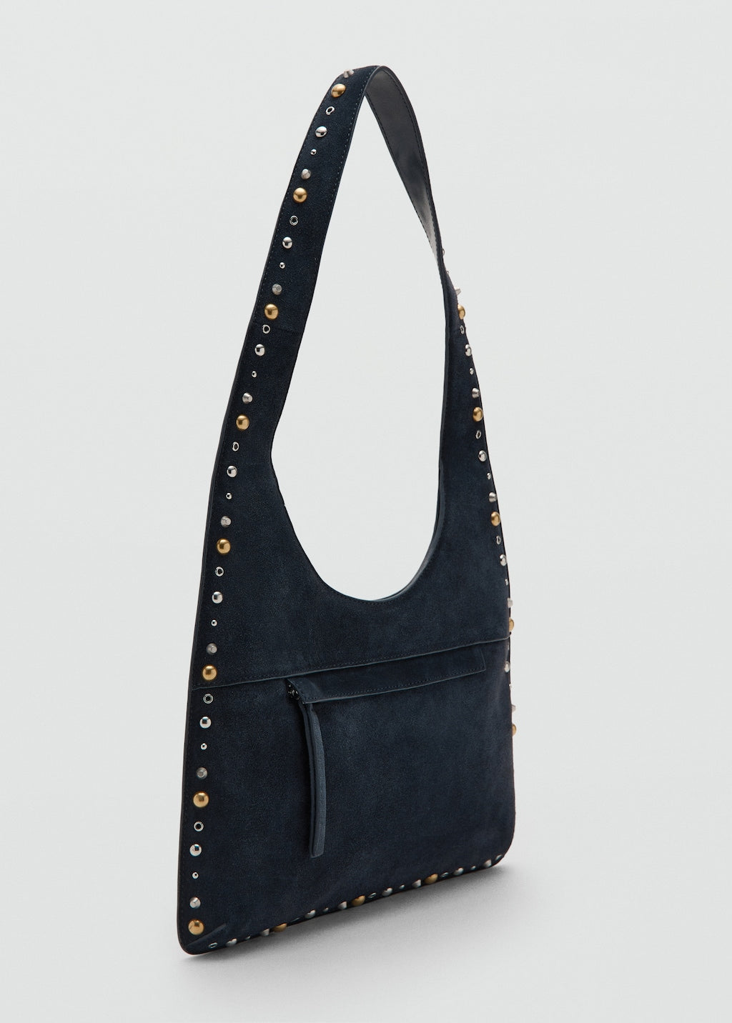 Mango shoulder bag indira in navy - Image 1