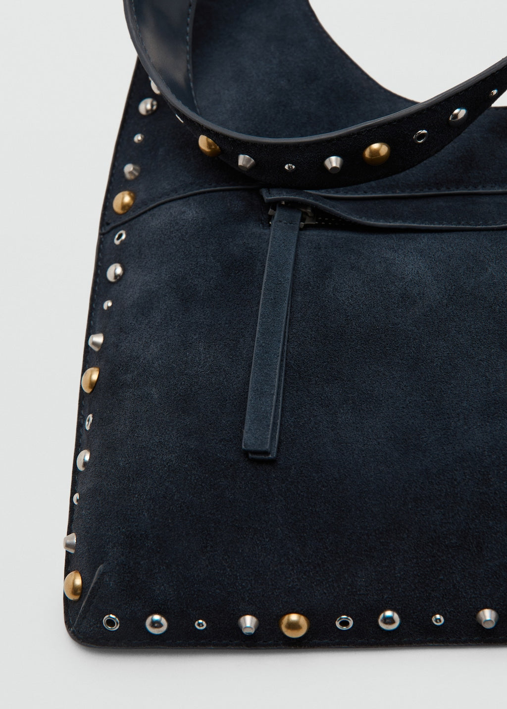 Mango shoulder bag indira in navy - Image 3