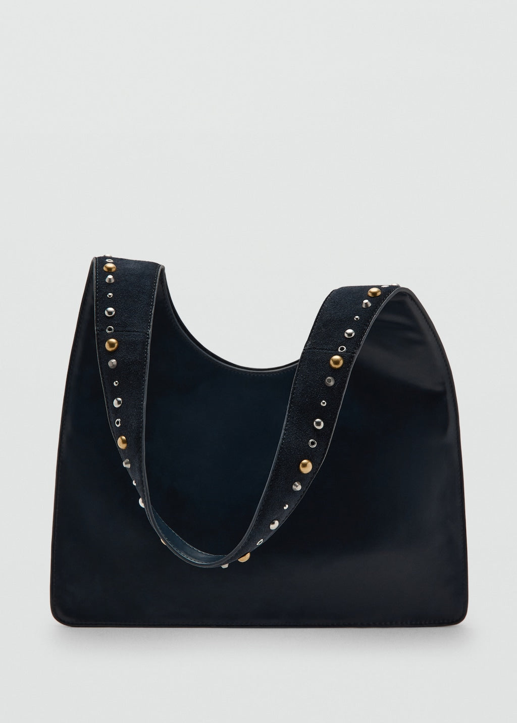 Mango shoulder bag indira in navy - Image 4