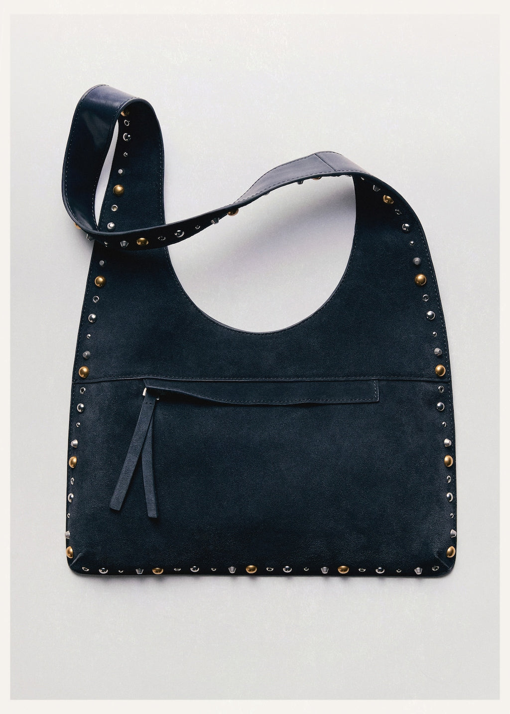 Mango shoulder bag indira in navy - Image 6