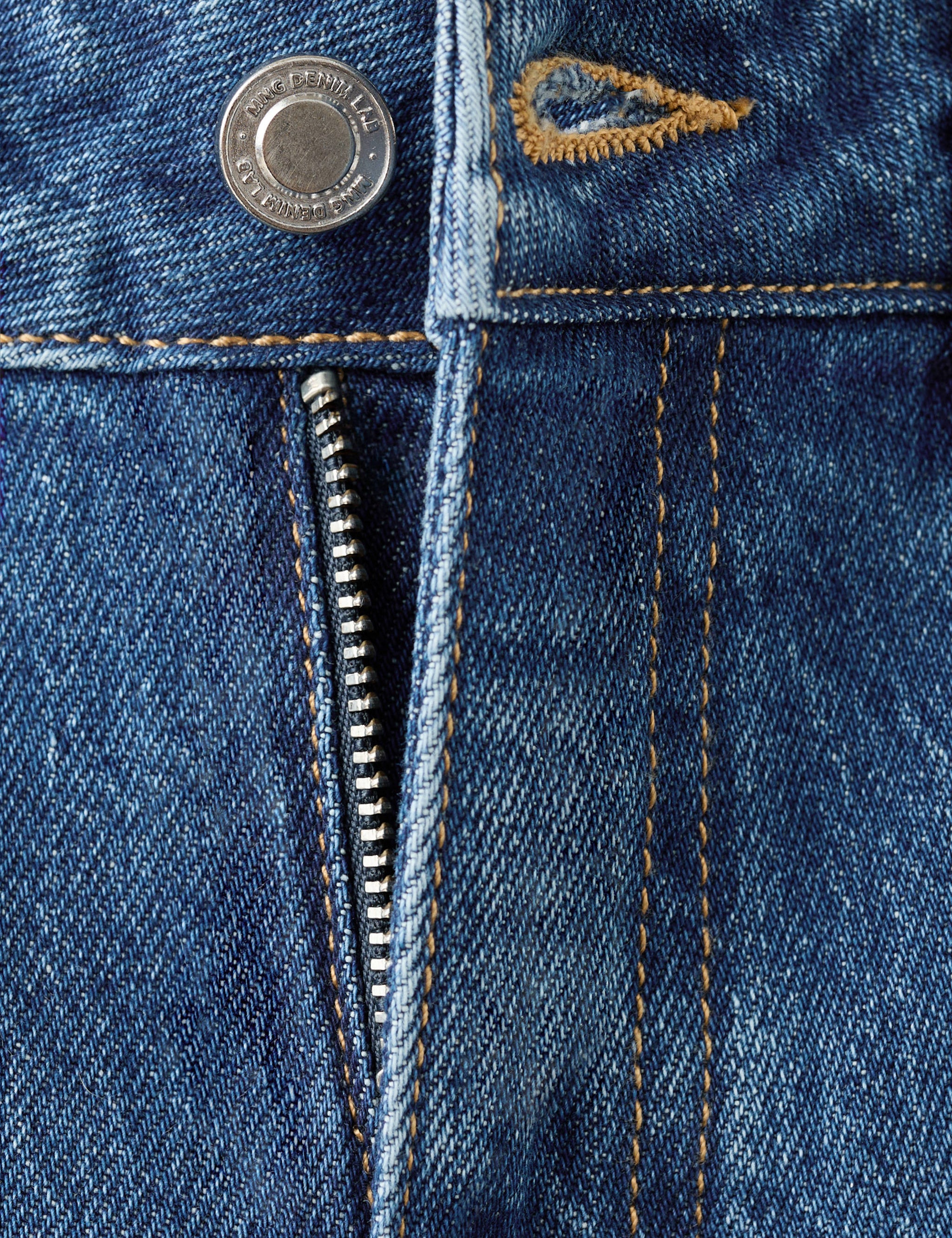 Mango jeans regular in medium denim