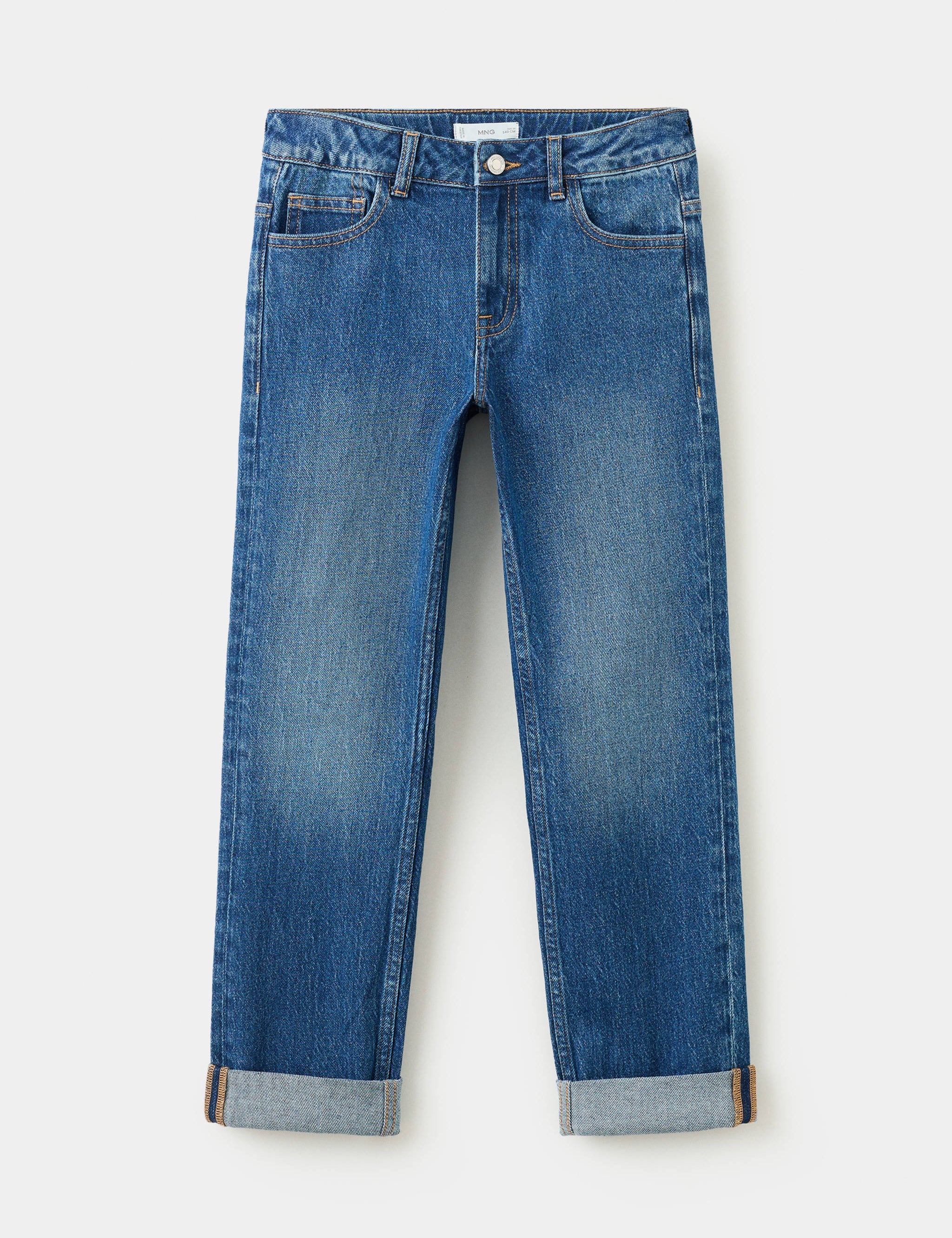 Mango jeans regular in medium denim