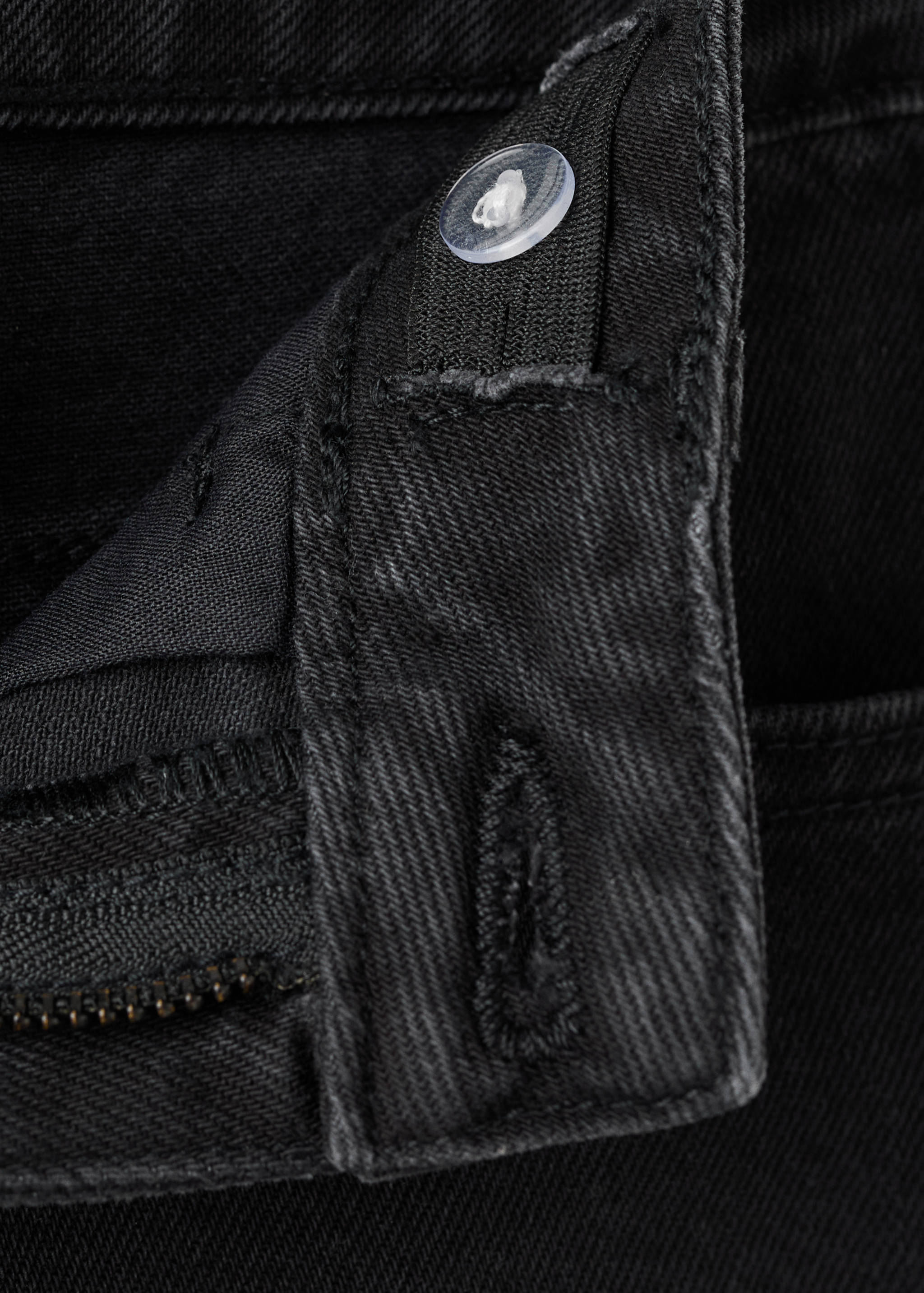 Mango jeans regular in black denim