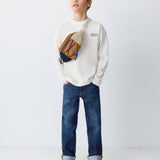 Mango jeans regular in dark denim-001
