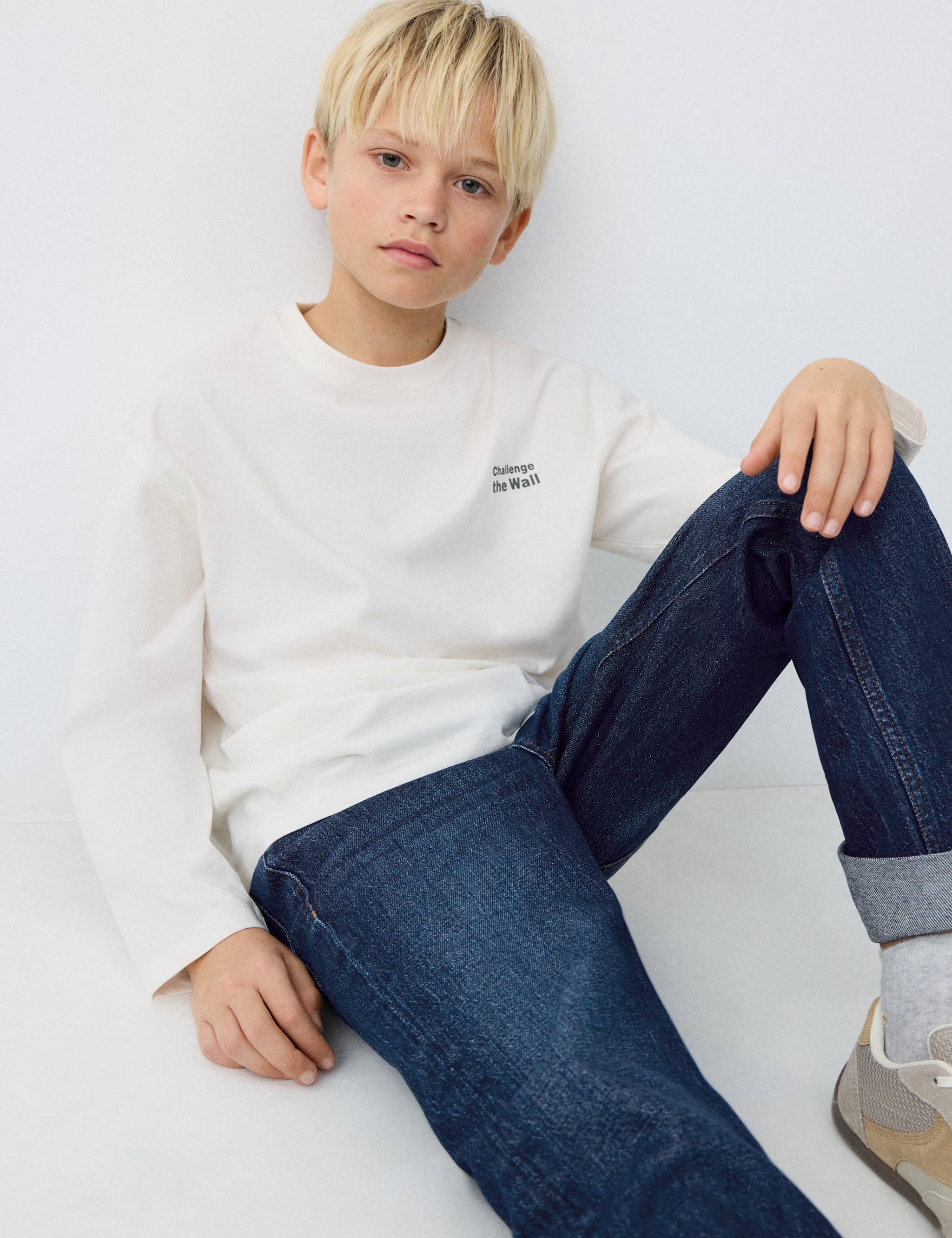 Mango jeans regular in dark denim-002