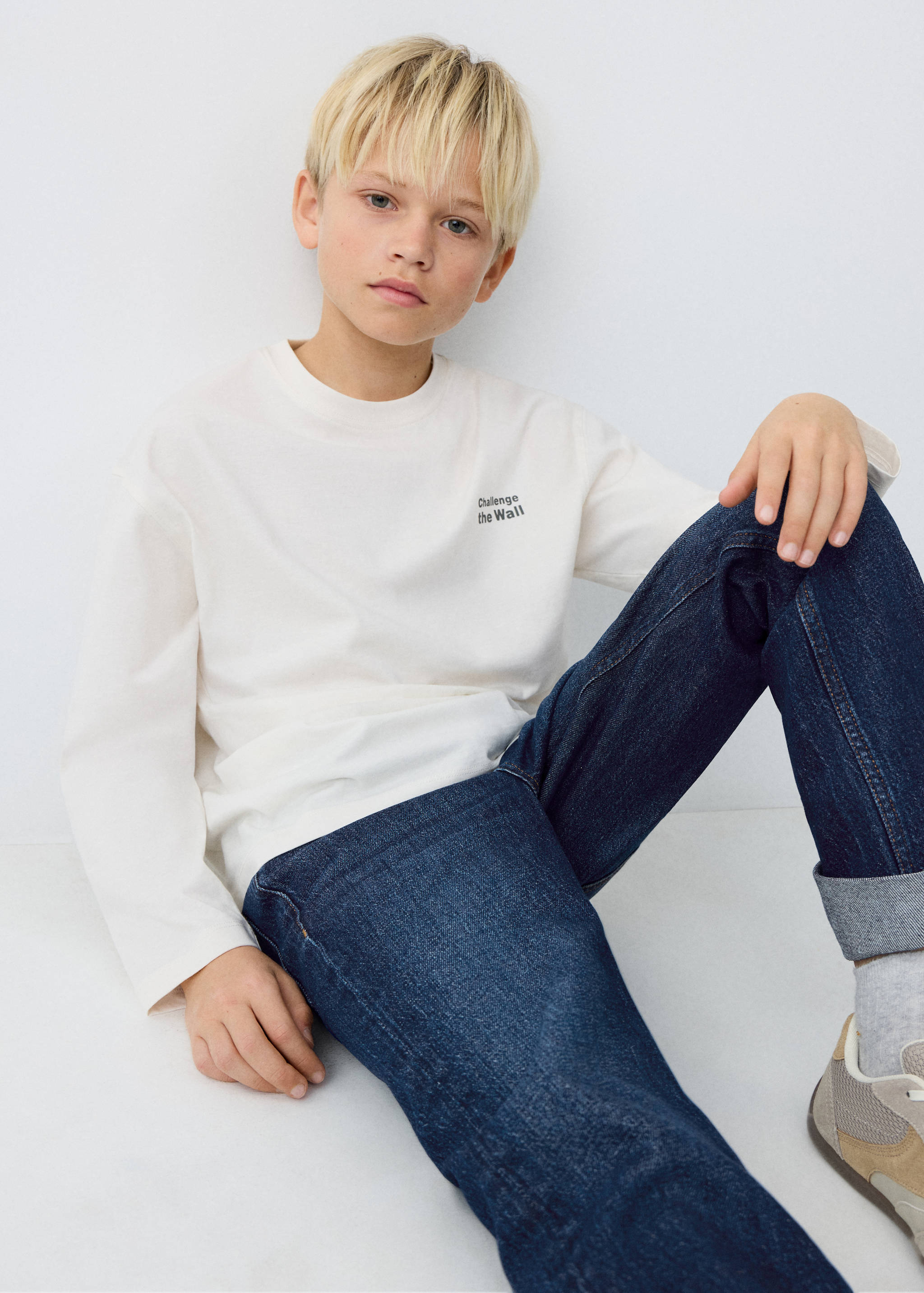 Mango jeans regular in dark denim-002