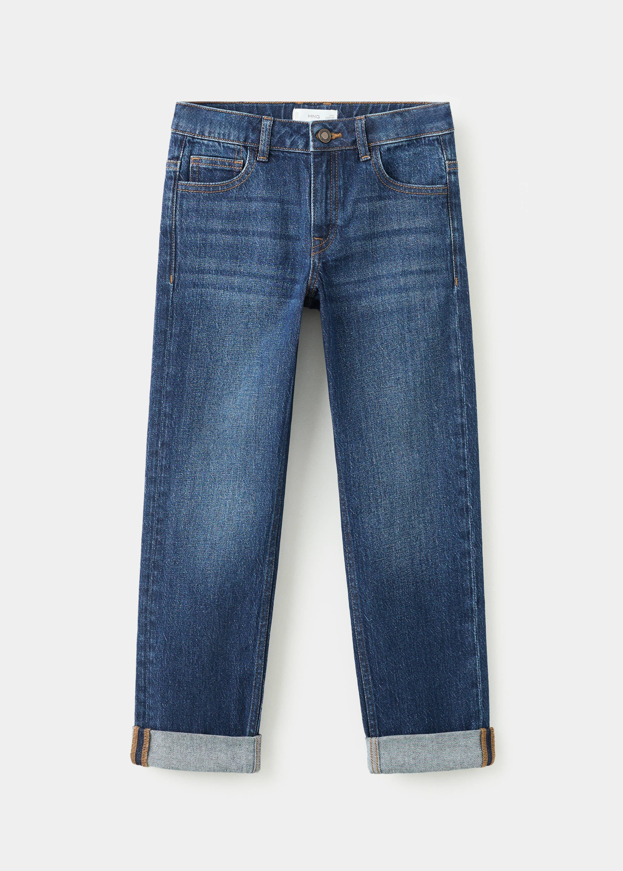 Mango jeans regular in dark denim-021