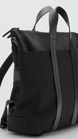 Mango backpack packlea in black - Image 1
