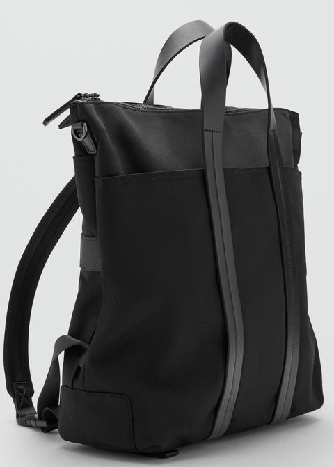 Mango backpack packlea in black