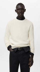 Mango sweater salas in off white-002