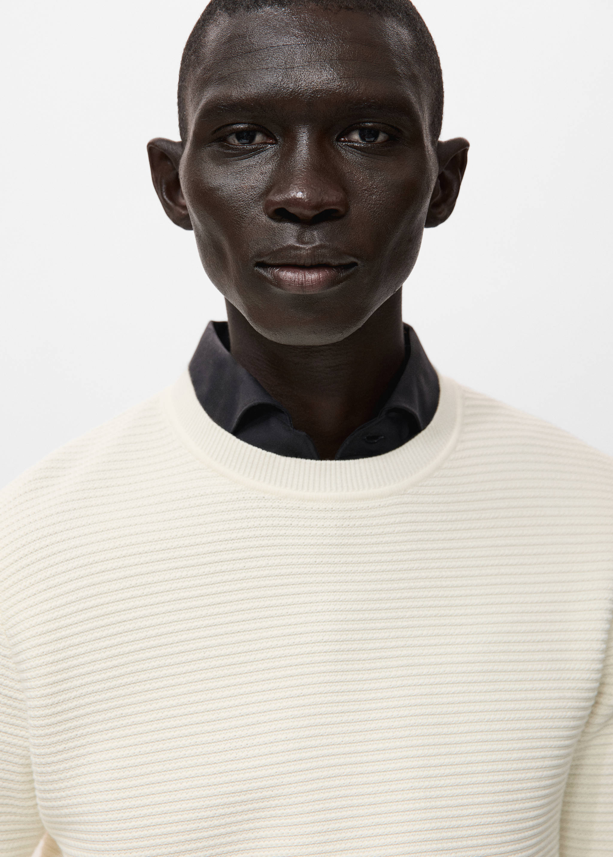 Mango sweater salas in off white-004