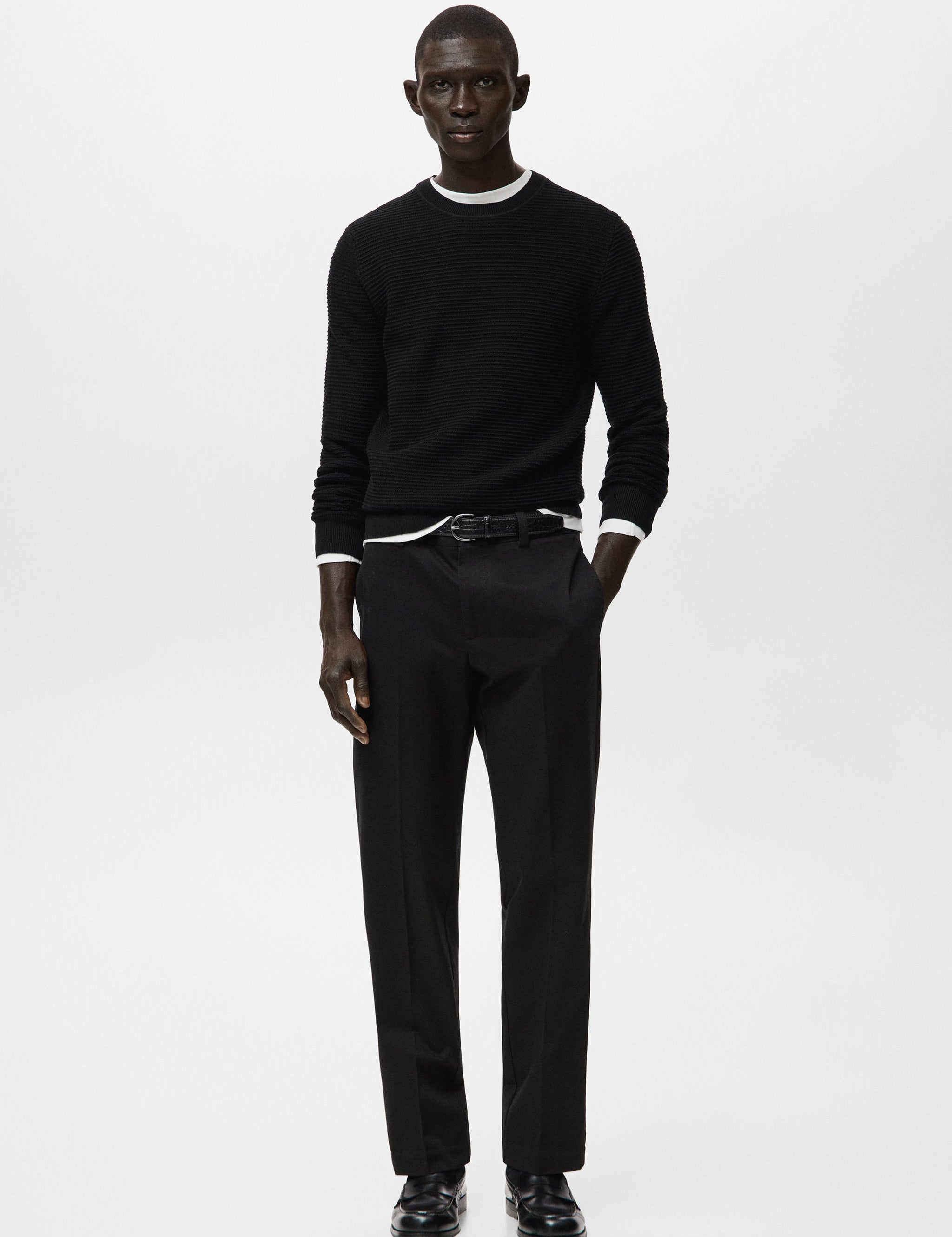 Mango sweater salas in black-001