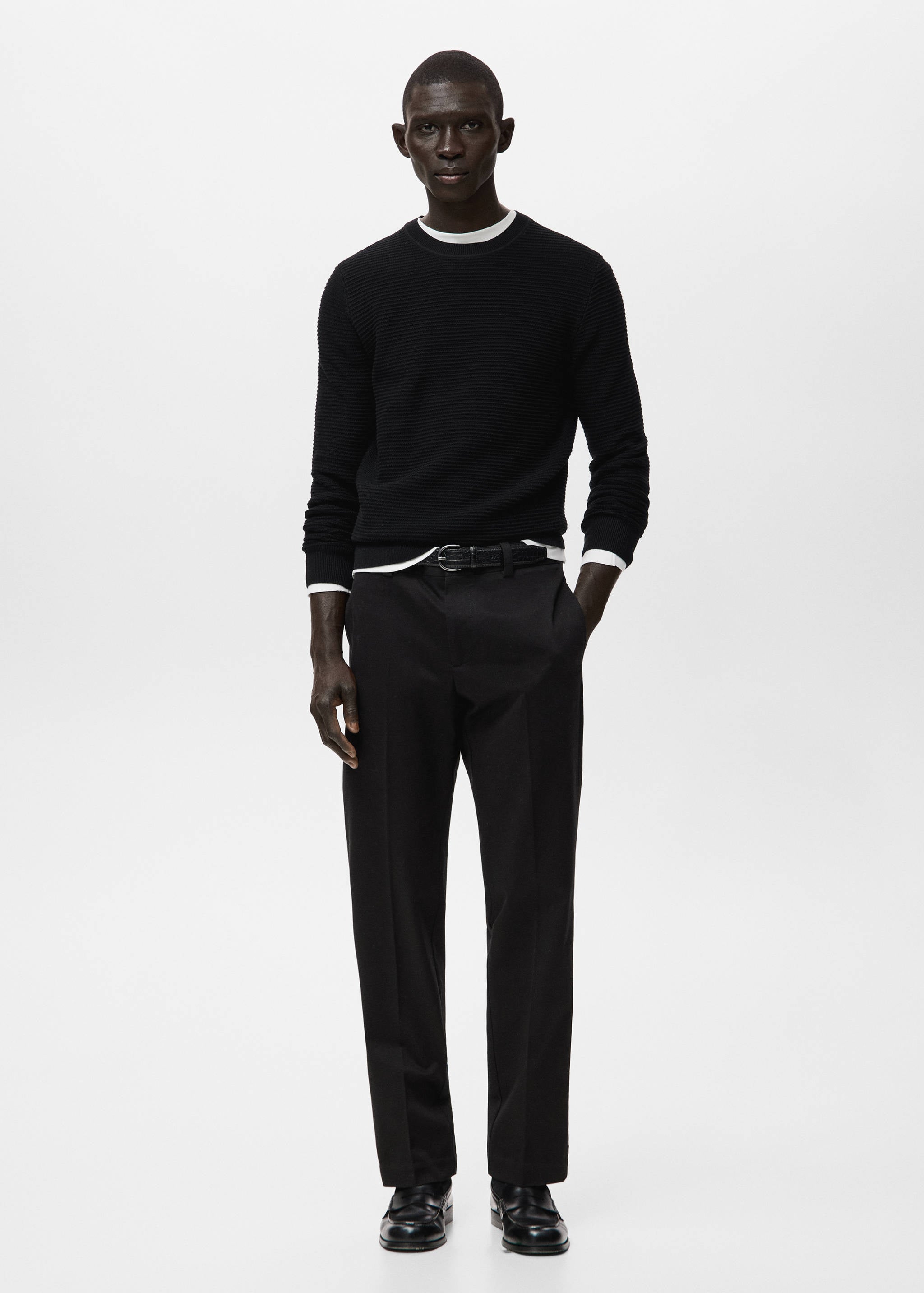 Mango sweater salas in black-001