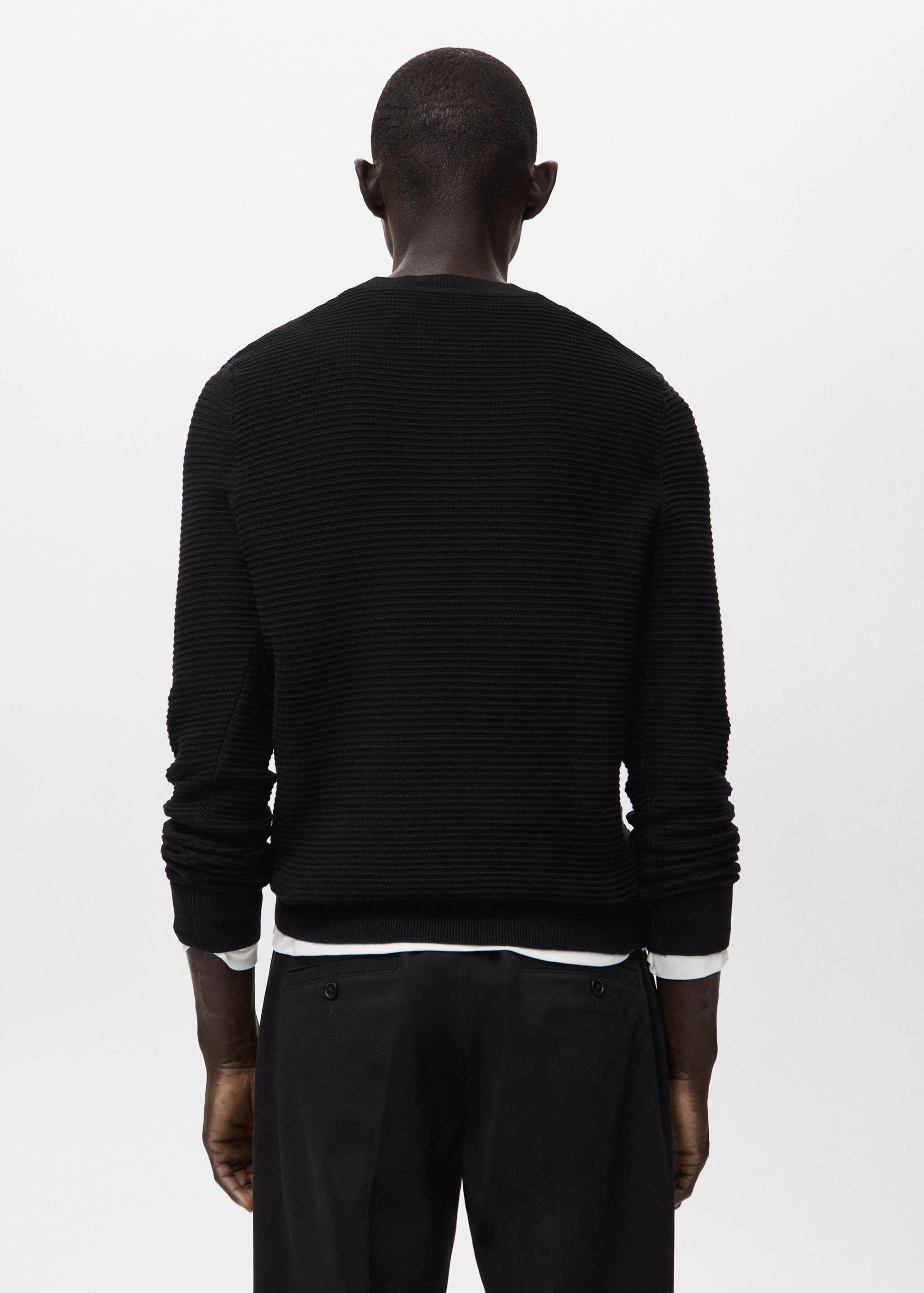 Mango sweater salas in black-003