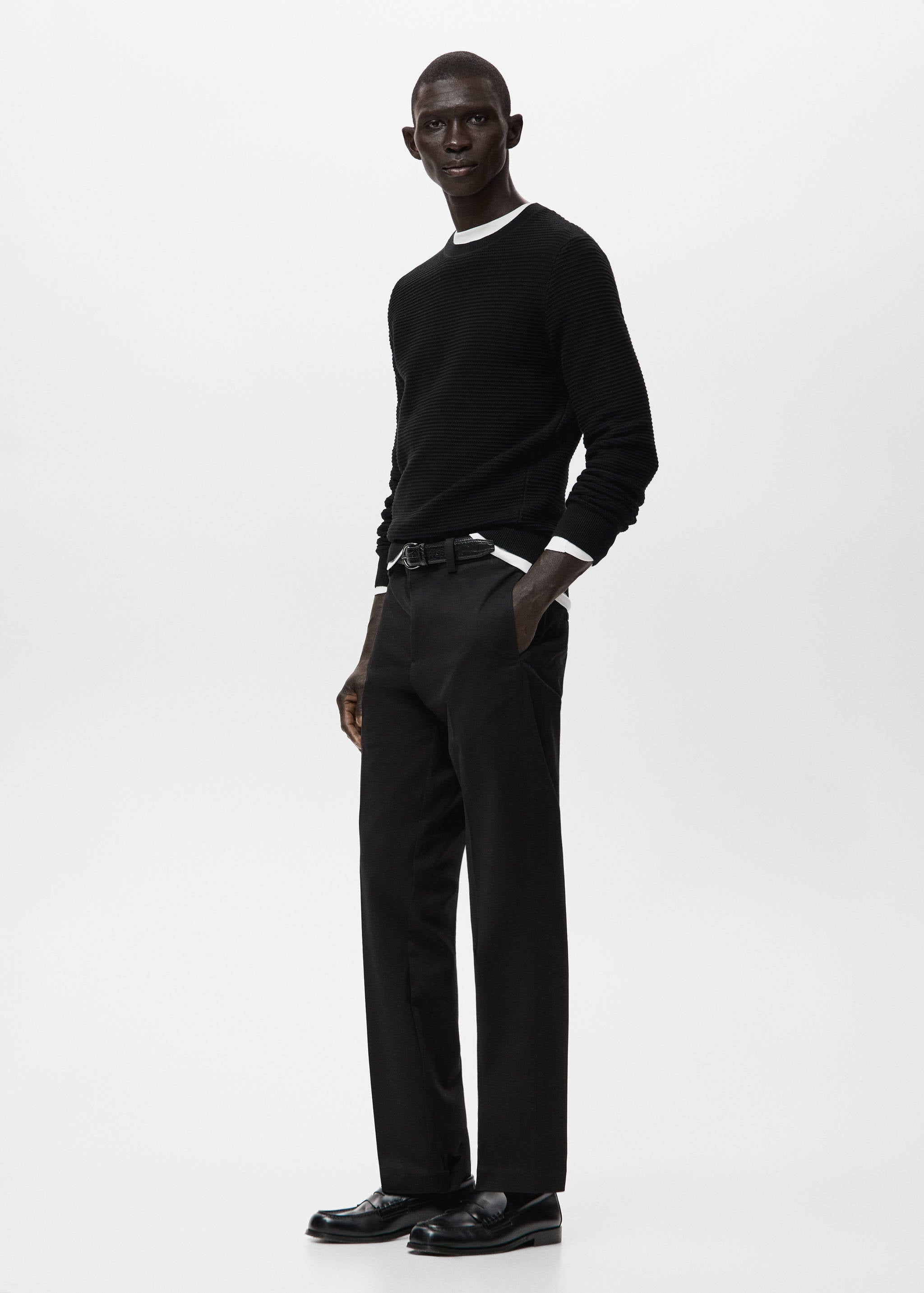 Mango sweater salas in black-008