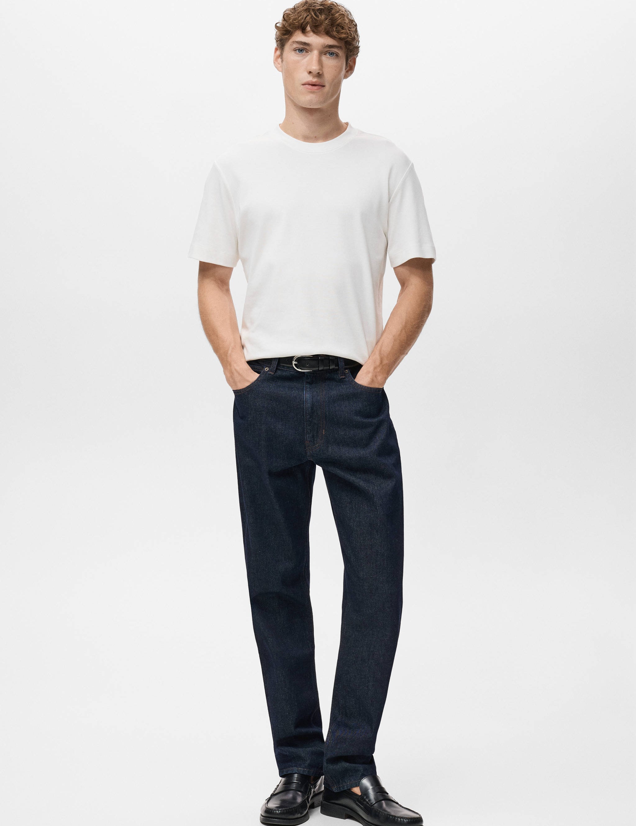 Mango t-shirt kimi in off white - 001