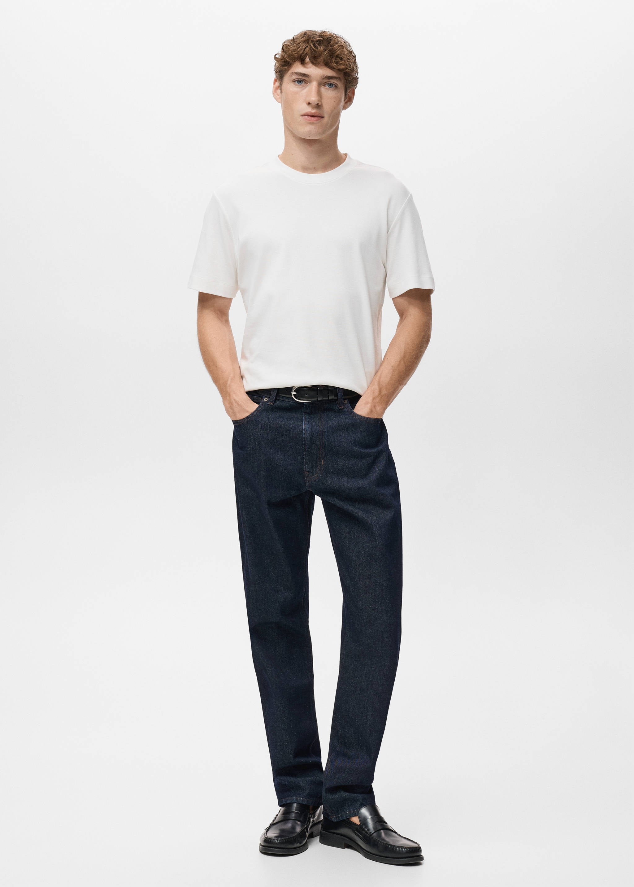 Mango t-shirt kimi in off white - 001