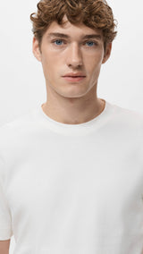 Mango t-shirt kimi in off white - 004