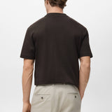 Mango t-shirt kimi in chocolate - 003