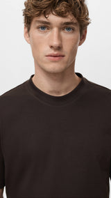 Mango t-shirt kimi in chocolate - 004