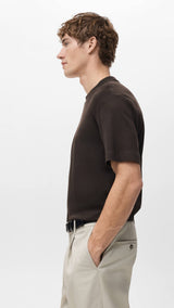 Mango t-shirt kimi in chocolate - 008
