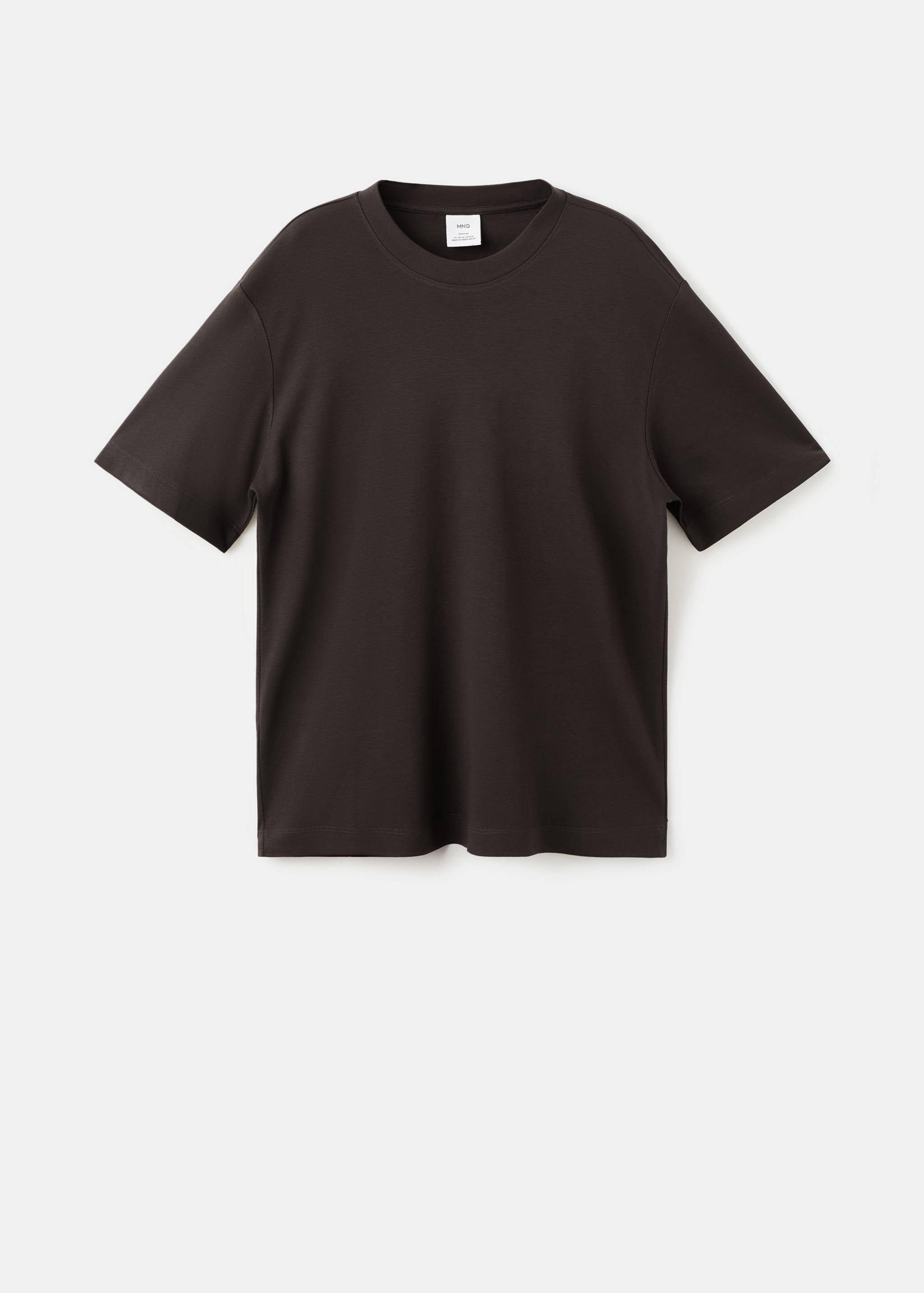 Mango t-shirt kimi in chocolate - 021