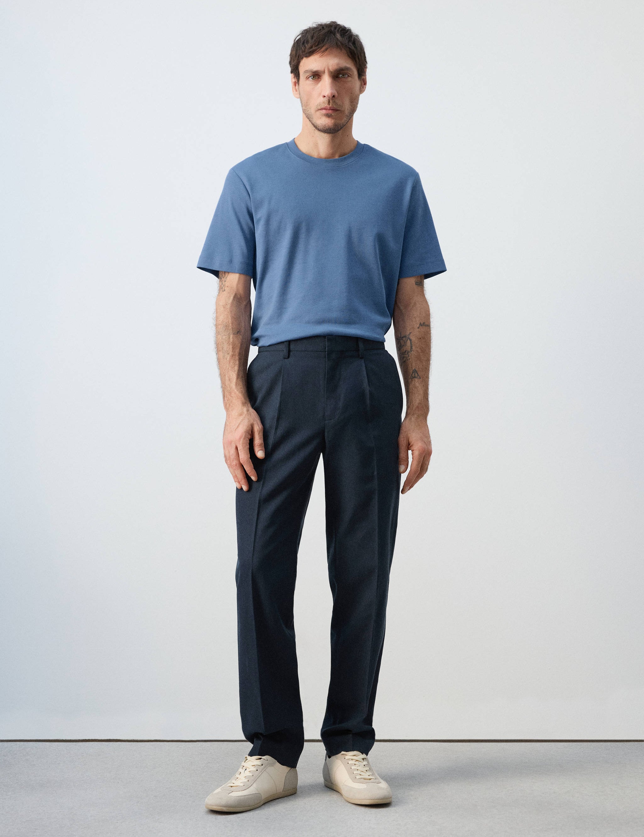 Mango t-shirt kimi in porcelain - 001
