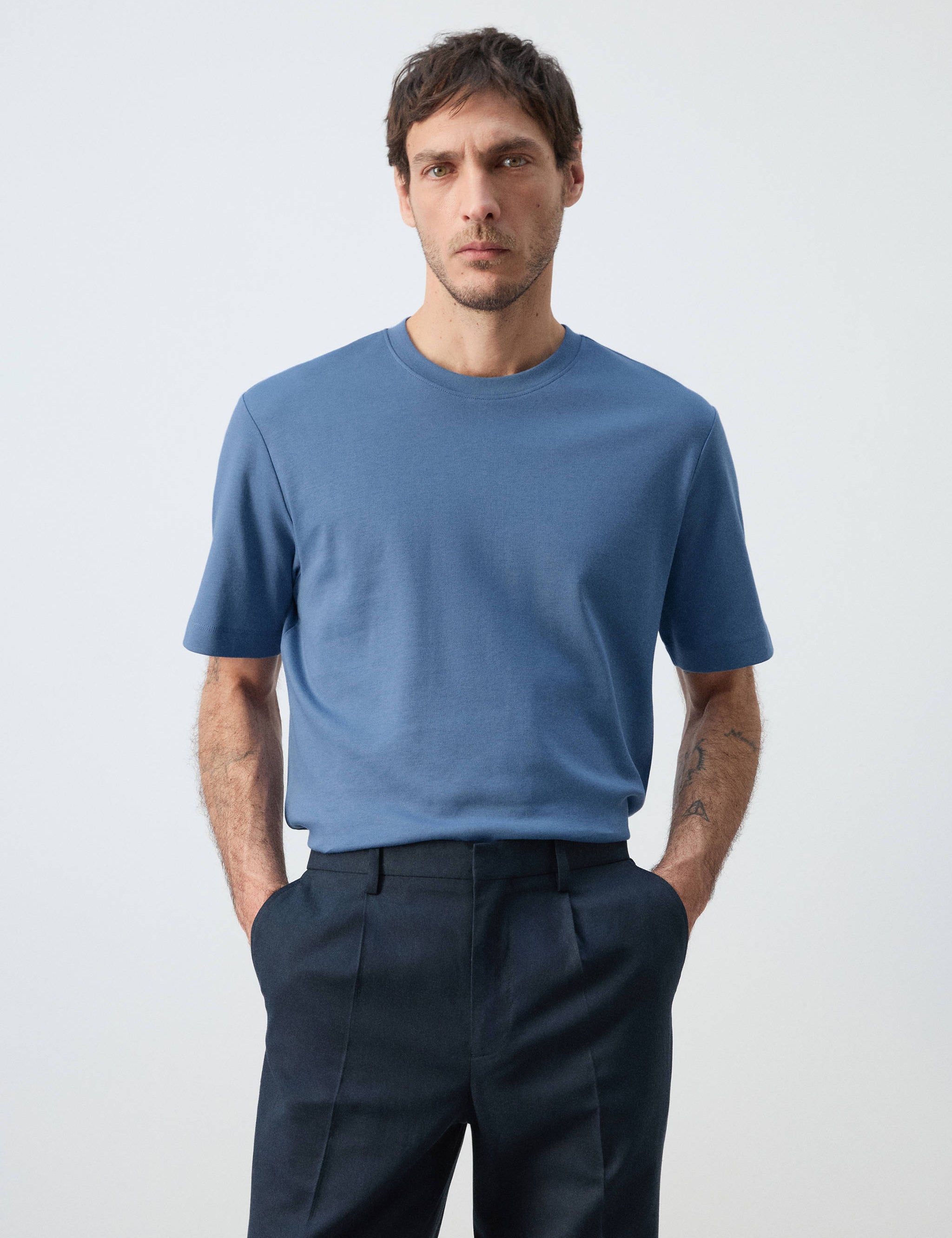 Mango t-shirt kimi in porcelain - 002
