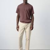 Mango t-shirt kimi in plum - 001
