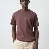 Mango t-shirt kimi in plum - 002
