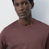Mango t-shirt kimi in plum - 004