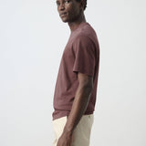 Mango t-shirt kimi in plum - 008