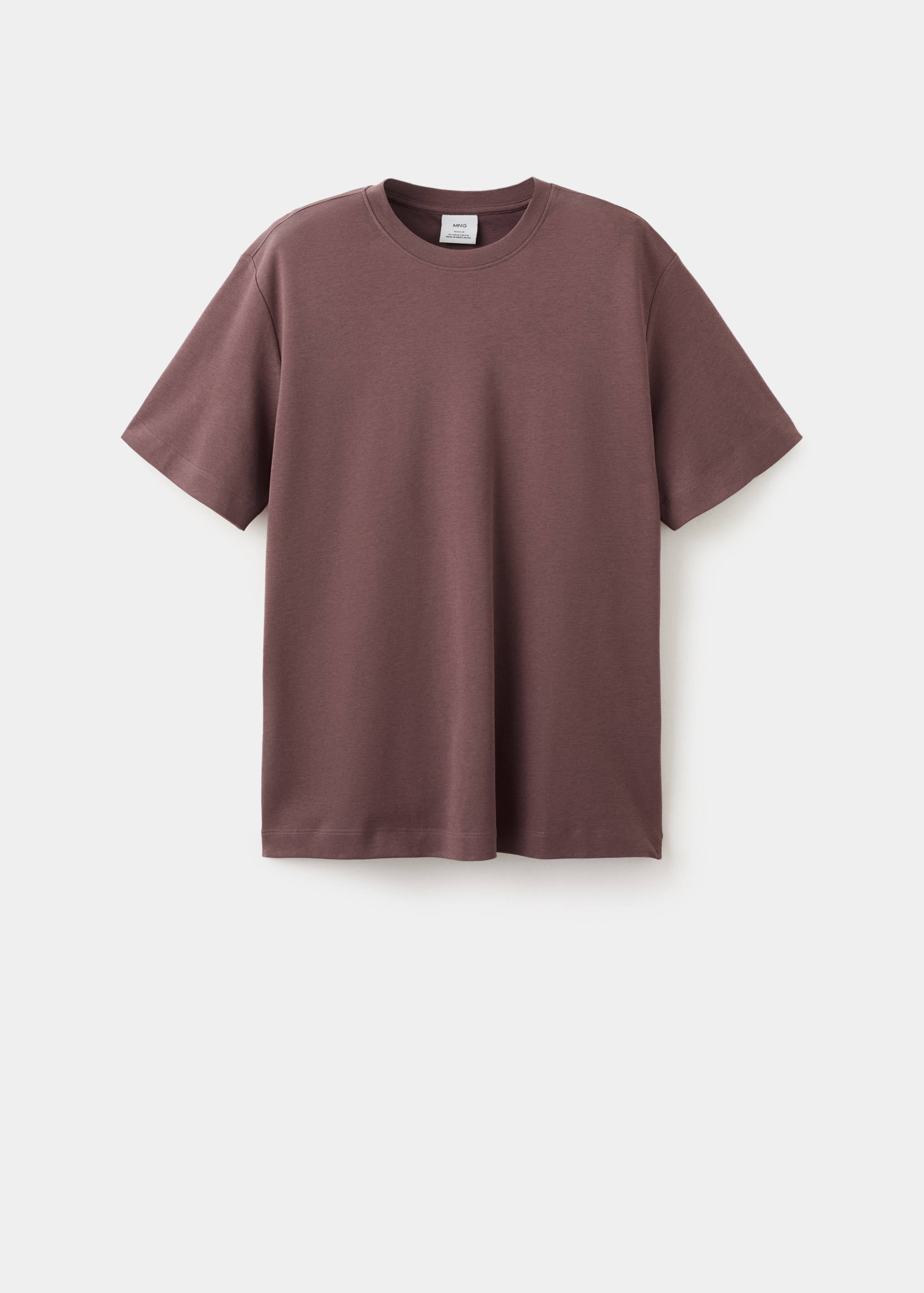 Mango t-shirt kimi in plum - 021