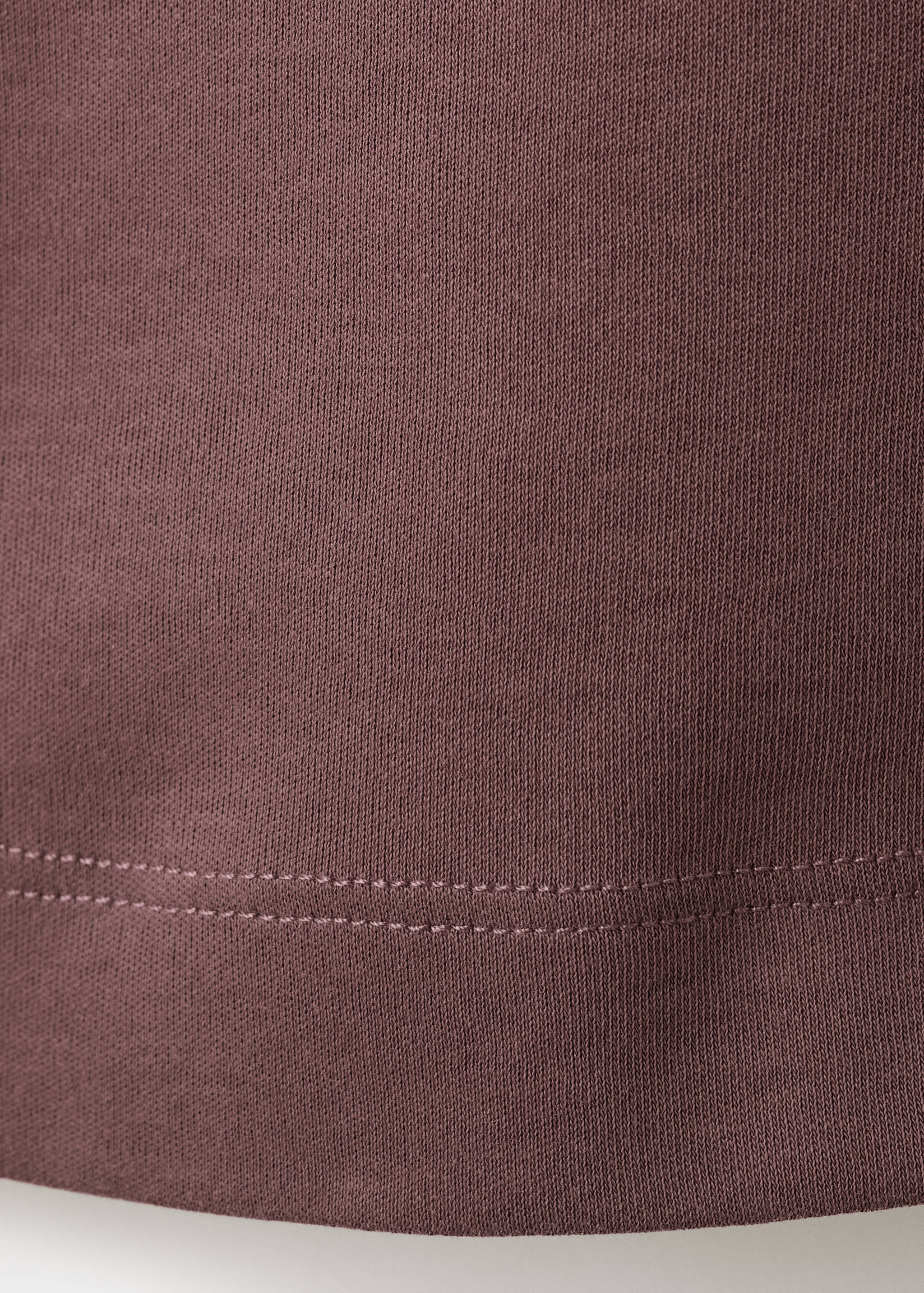 Mango t-shirt kimi in plum - 030