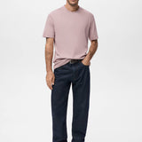 Mango t-shirt kimi in vintage pink - 001
