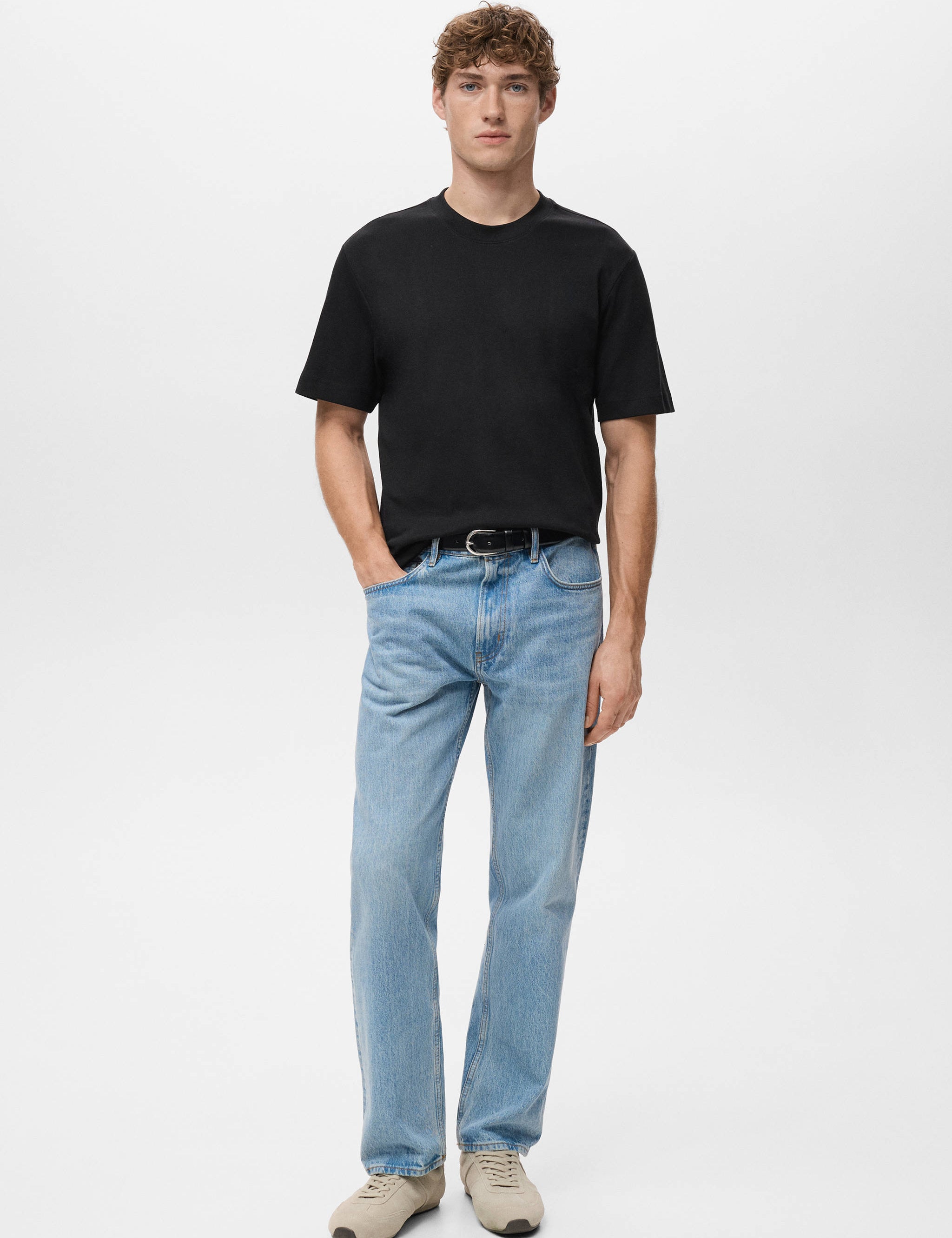 Mango t-shirt kimi in black - 001