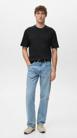 Mango t-shirt kimi in black - 001