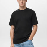 Mango t-shirt kimi in black - 002