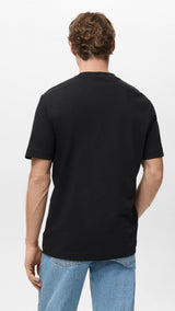 Mango t-shirt kimi in black - 003