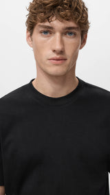 Mango t-shirt kimi in black - 004