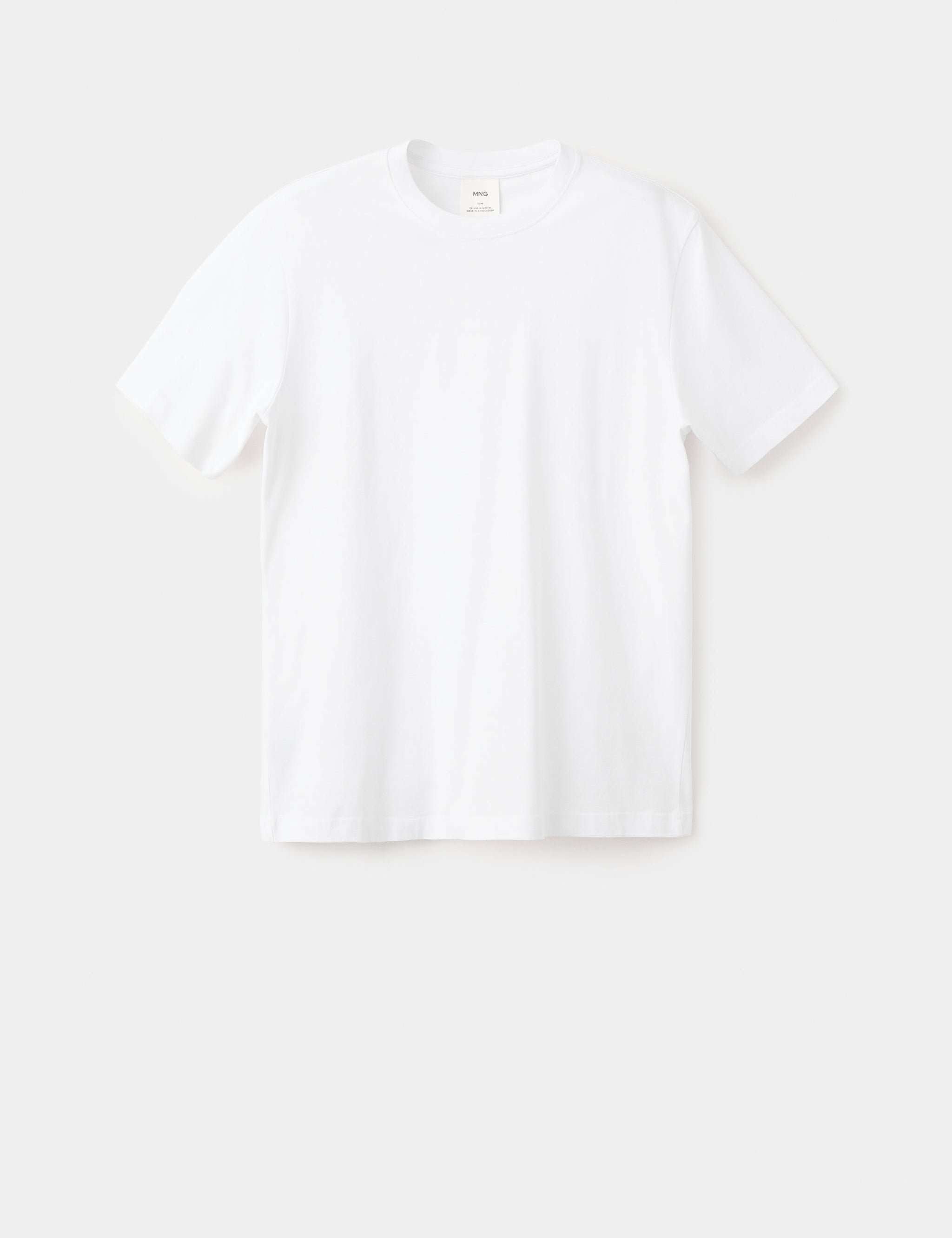 Mango t-shirt cherlo in white