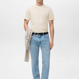 Mango t-shirt cherlo in vanilla - 001