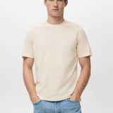 Mango t-shirt cherlo in vanilla - 002